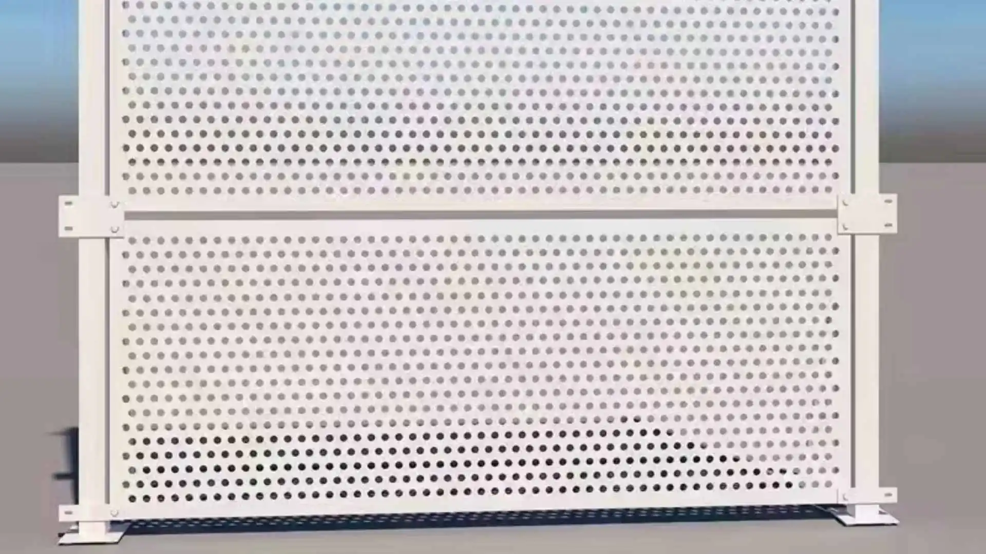 luminum perforated metal fence, outdoor decorative screen
