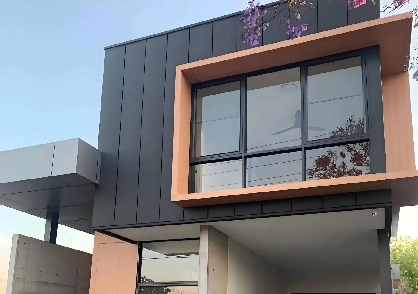 waterproof aluminum facade panel for coastal high-rise building, PVDF coated