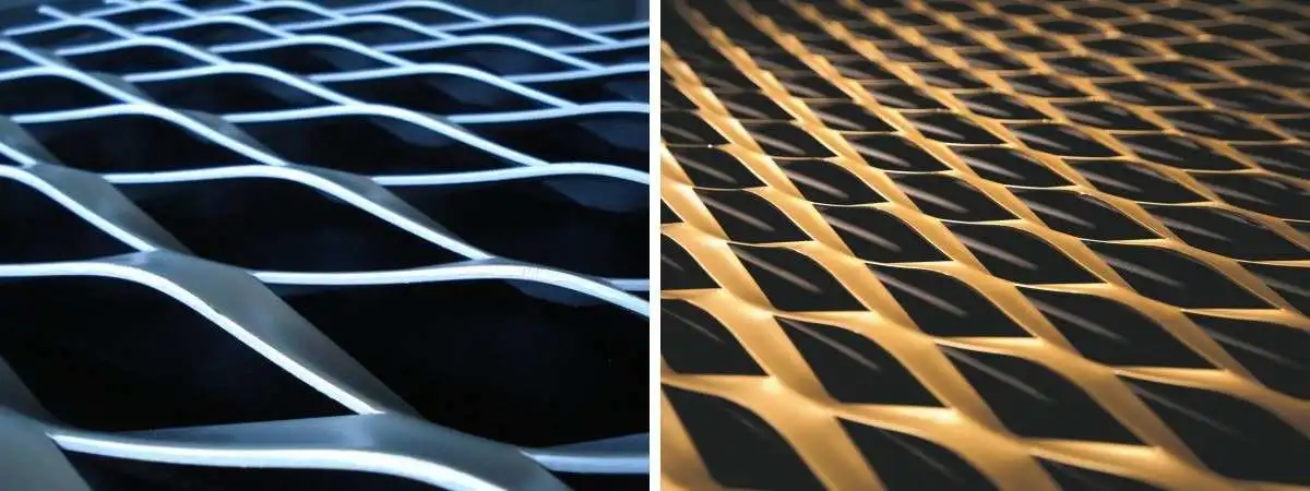 architectural aluminum mesh facade, expanded aluminum mesh cladding