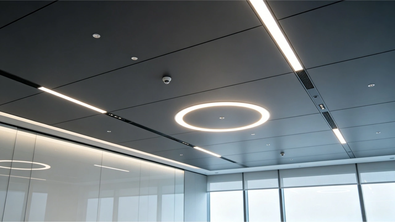 Aluminum ceilings are 100% recyclable. Aluminum ceilings are 100% recyclable.