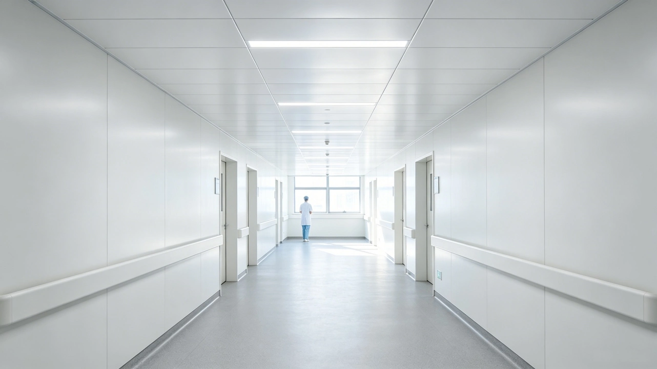 Hook-type aluminum panel system used in hospital ceiling Hook-type aluminum panel system used in hospital ceiling