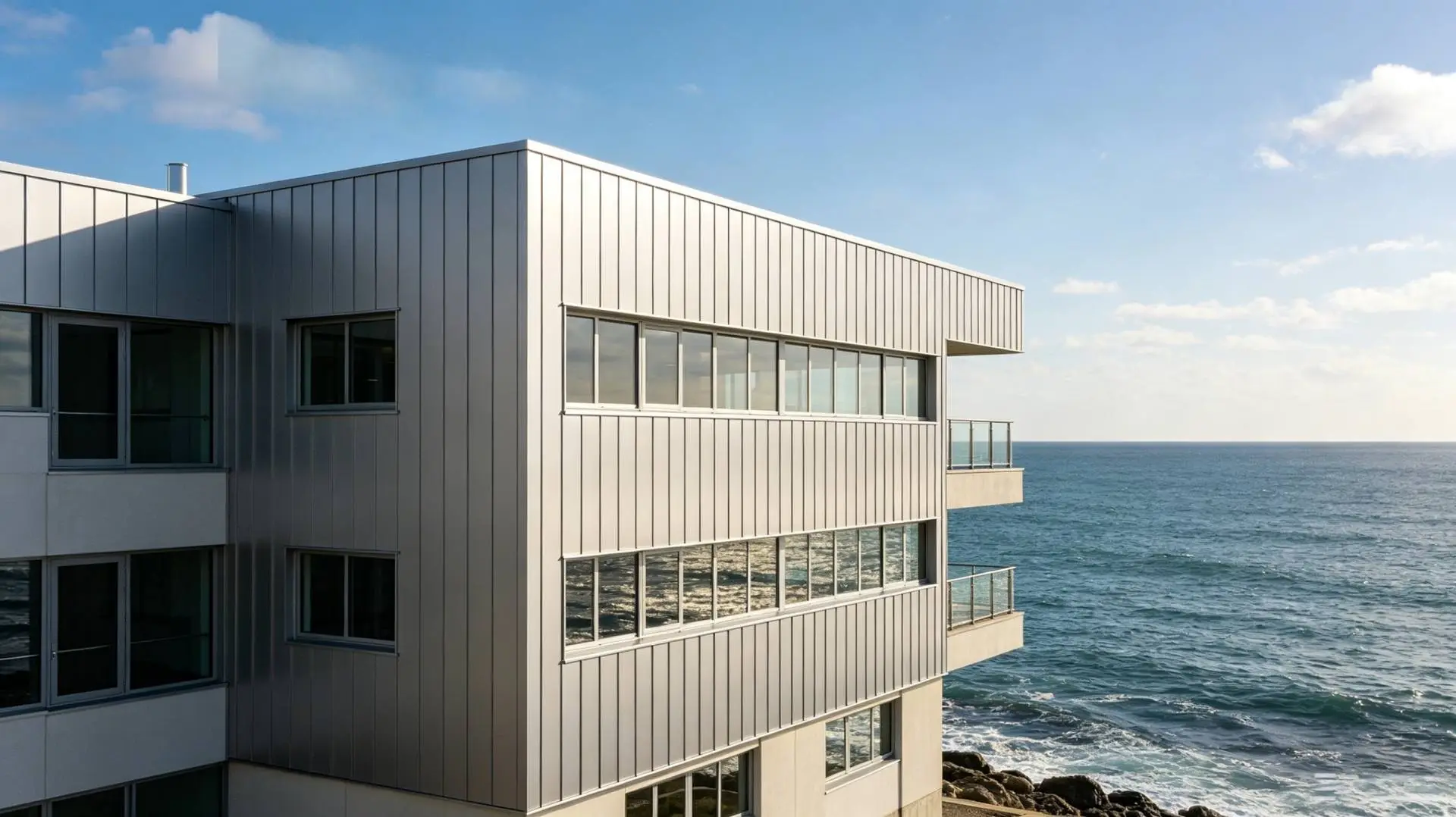 Aluminum exterior wall cladding applications in various buildings Aluminum exterior wall cladding applications in various buildings