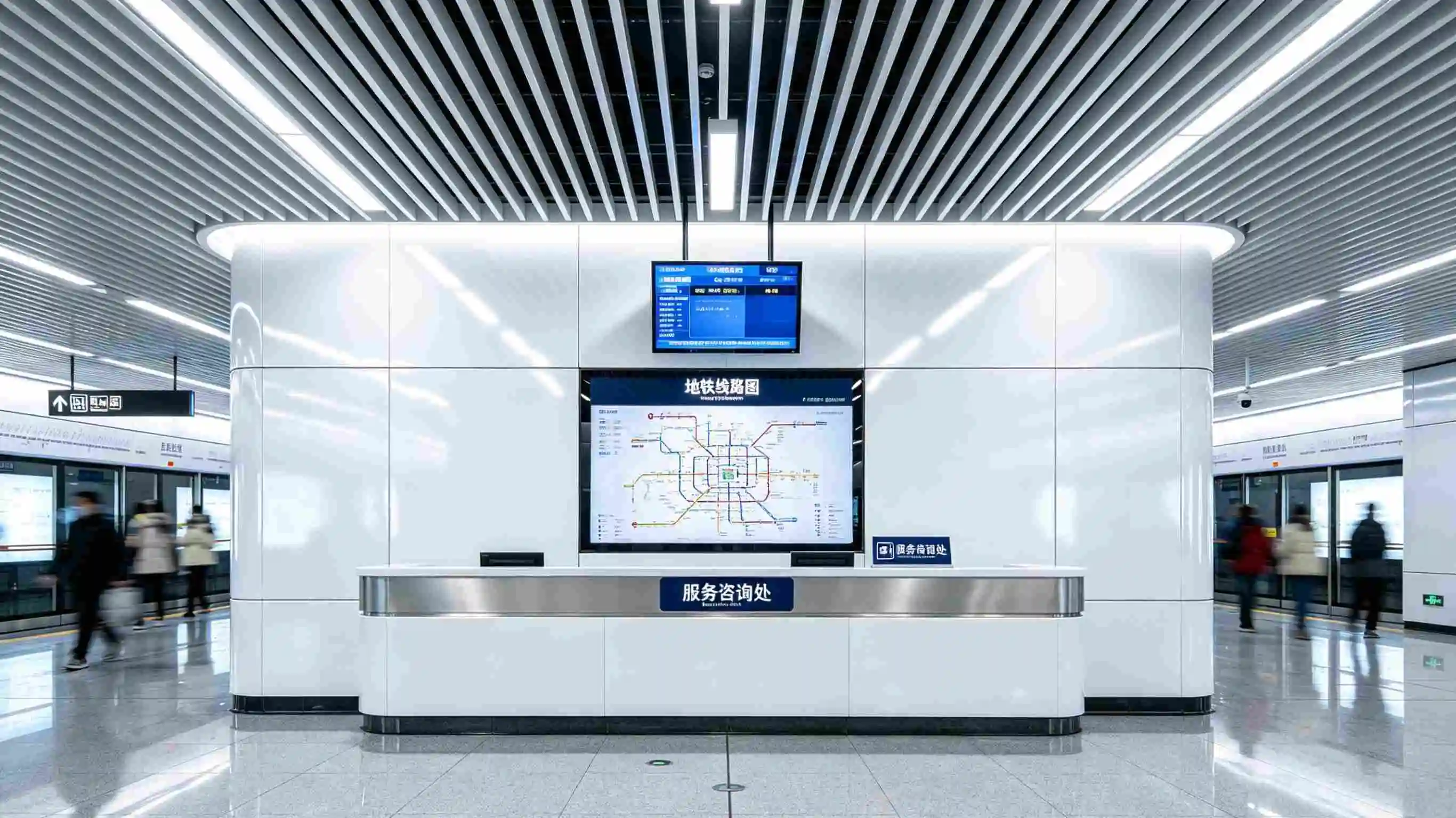 Aluminum Square Tube Ceiling Is the First Choice for Subway Station Aluminum Square Tube Ceiling Is the First Choice for Subway Station