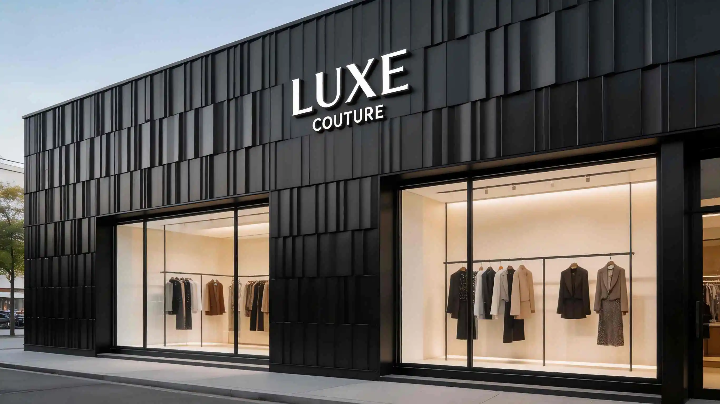 The black textured aluminum panels on the exterior walls exude a grand and sophisticated feel. The black textured aluminum panels on the exterior walls exude a grand and sophisticated feel.