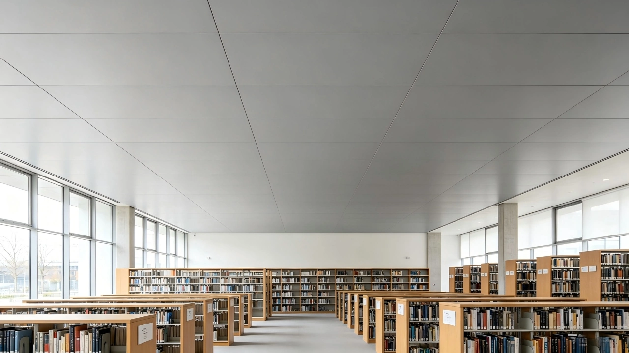 Library ceiling design case Library ceiling design case