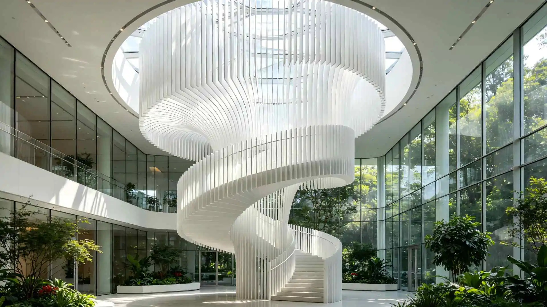 Bending aluminum square tubes for decorative purposes on spiral staircases