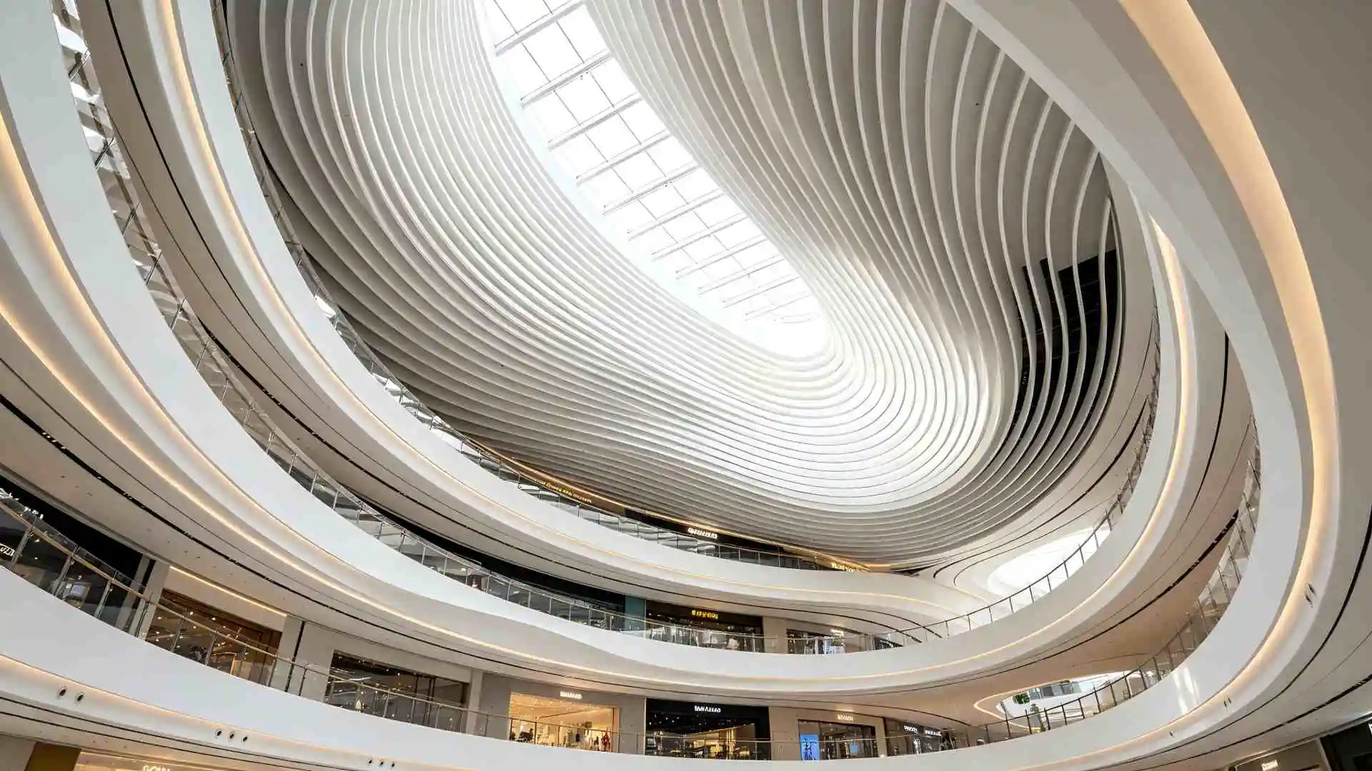 Smooth S-curve aluminum square tubes for artistic special-shaped ceiling applications