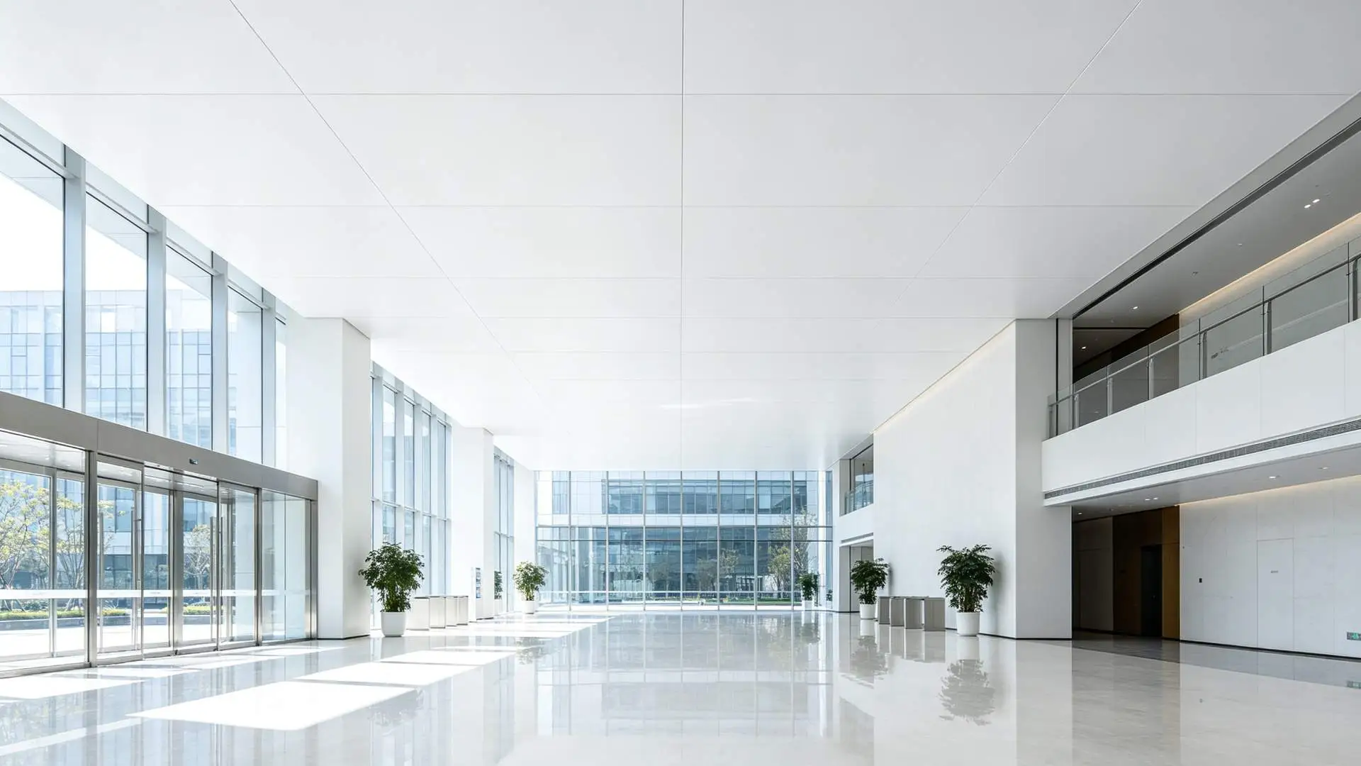 Seamless Interlocking Aluminum Ceiling – Installation Effect