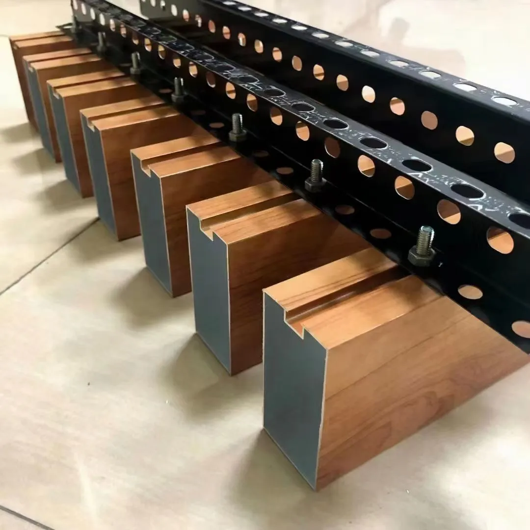 Groove-Shaped Aluminum Baffles Installation Style