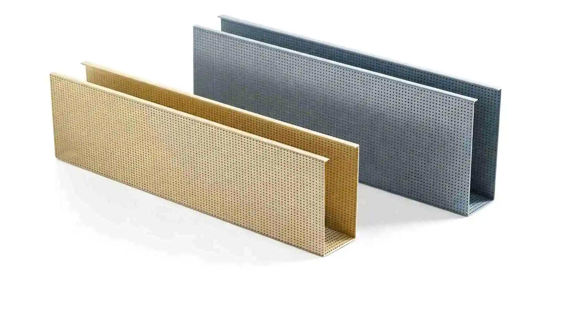 Acoustic U-Shaped Linear Aluminum Ceiling