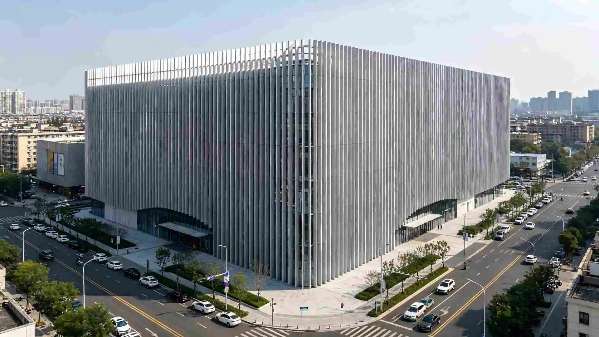 Ventilation Design of Exterior Wall Aluminum Baffles