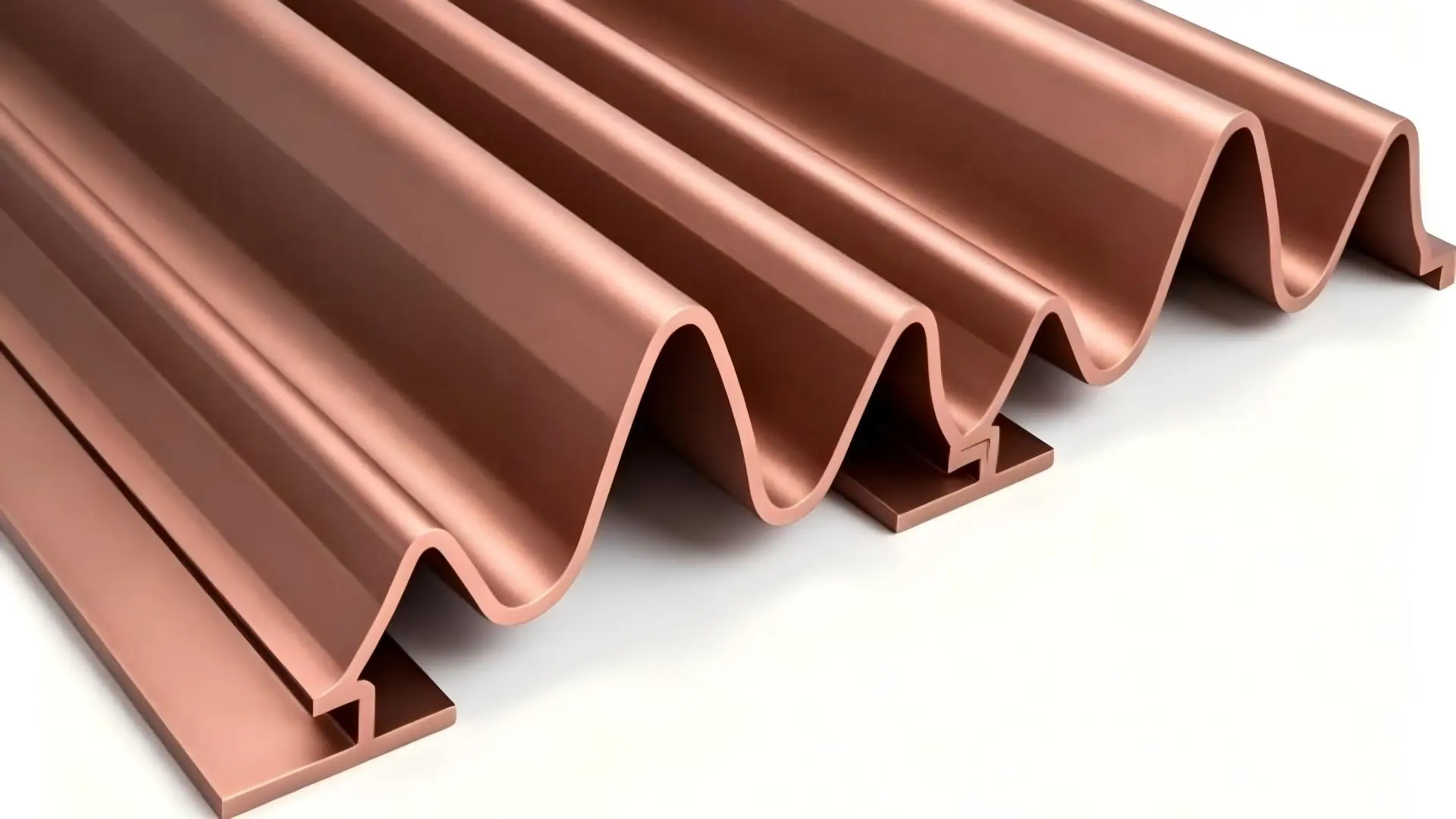 Close‑up View, Irregular Wavy Aluminum Cladding Panels with Seamless Splicing Effect