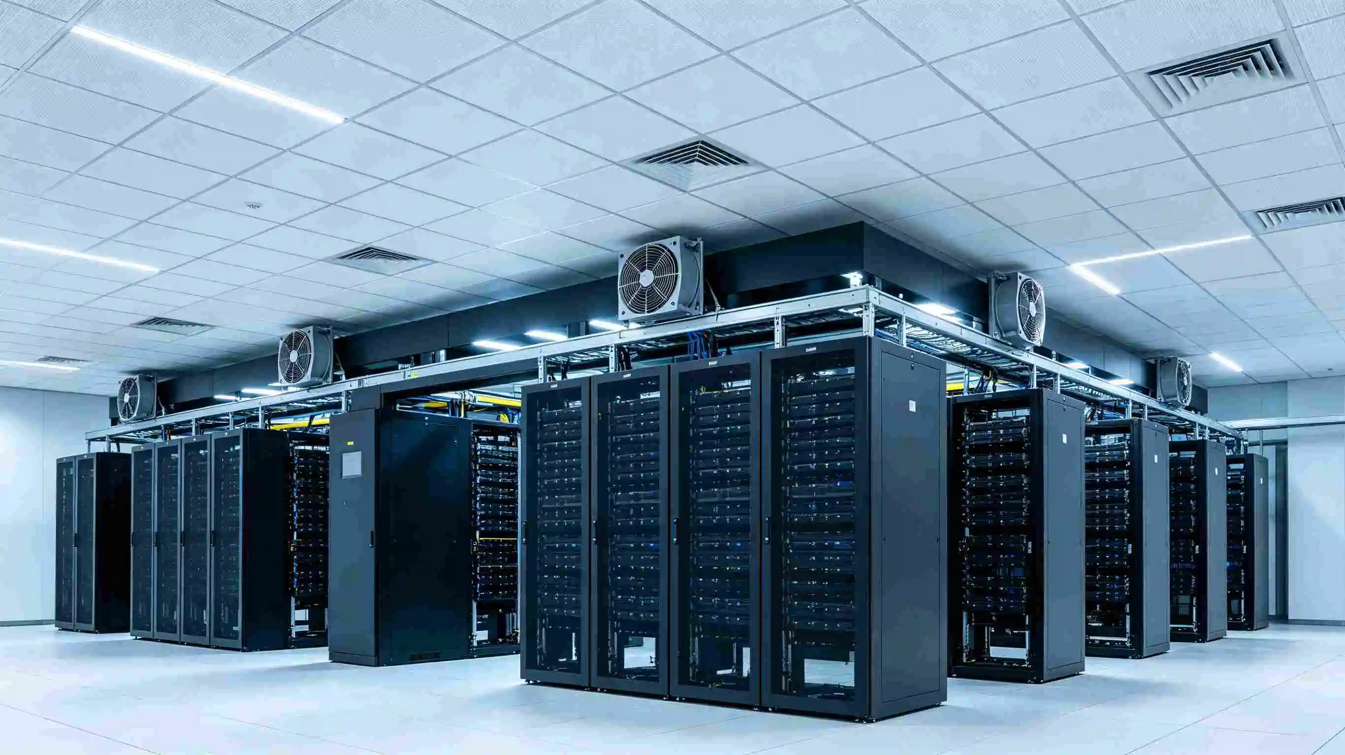 Acoustic perforated aluminum ceiling panel with sound-absorbing cotton for server room, noise reduction & ventilation