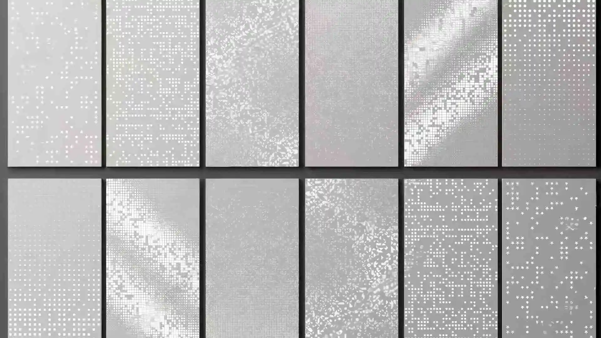 Custom‑made Perforated Aluminum Panels with Various Art‑style Hole Patterns