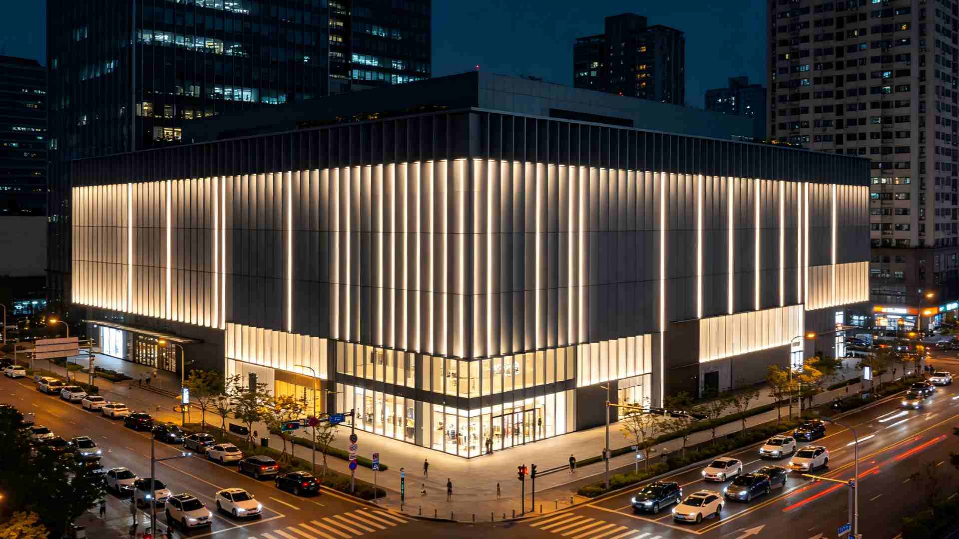Ventilation Design of Exterior Wall Aluminum Baffles: Performance Advantages of Open Curtain Walls
