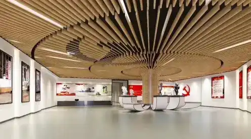 Aluminum Grilles Lead the Ceiling Design Trend, Creating Spatial Hierarchy​