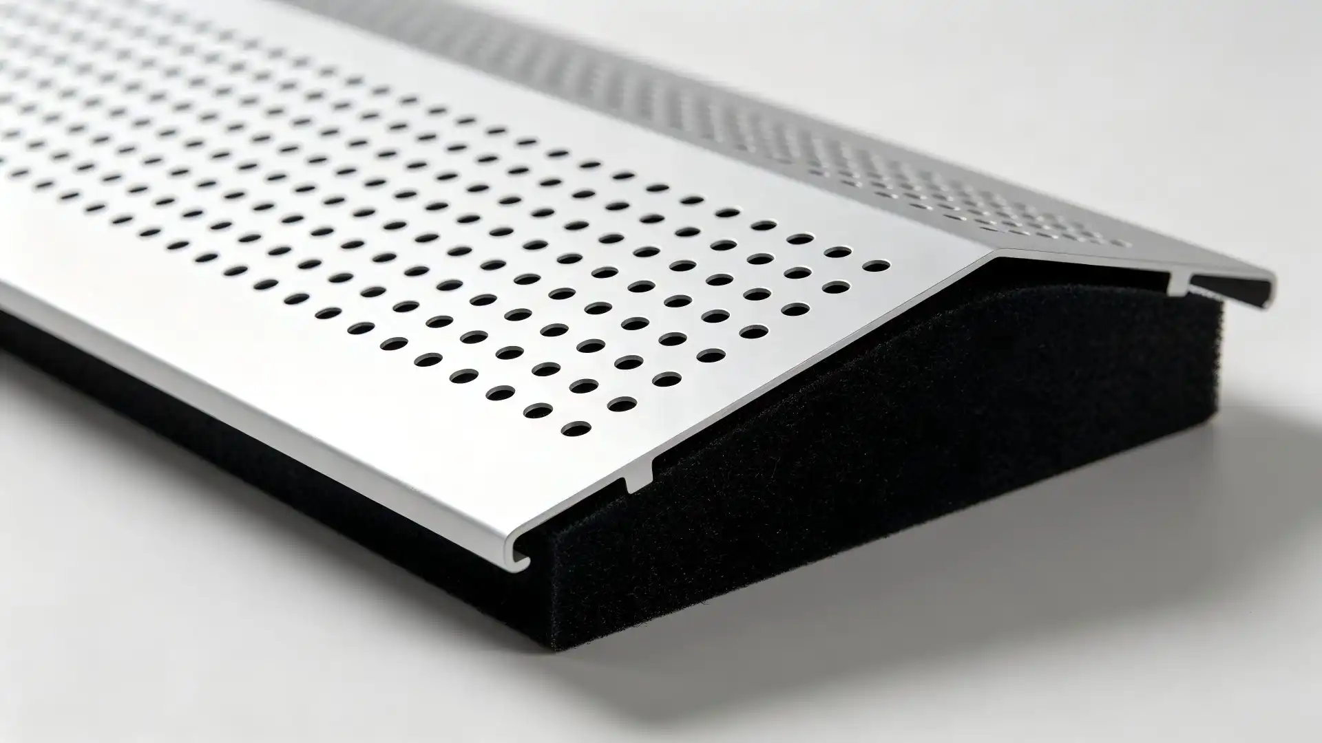 Analysis of Sound Absorption Principle and Acoustic Engineering Application of Perforated Aluminum Ceiling