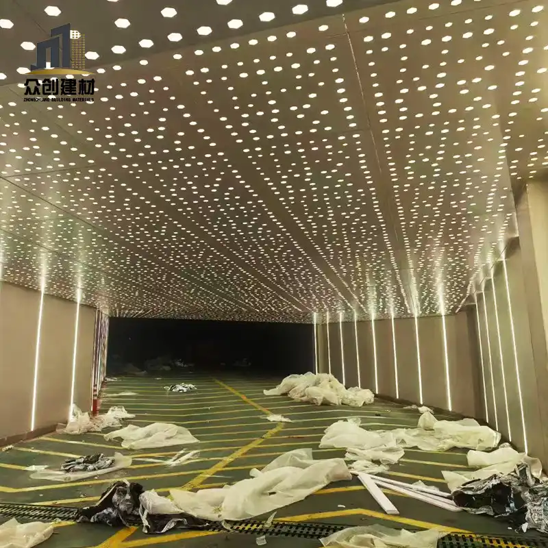 Parking Lot Perforated Aluminum Ceiling Panels