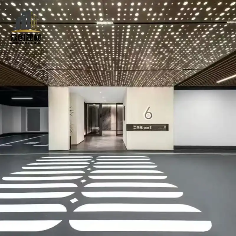 Parking Lot Perforated Aluminum Ceiling Panels
