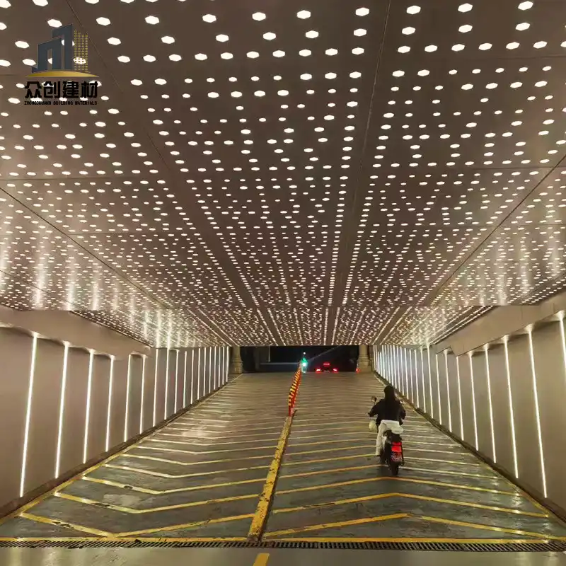 Parking Lot Perforated Aluminum Ceiling Panels