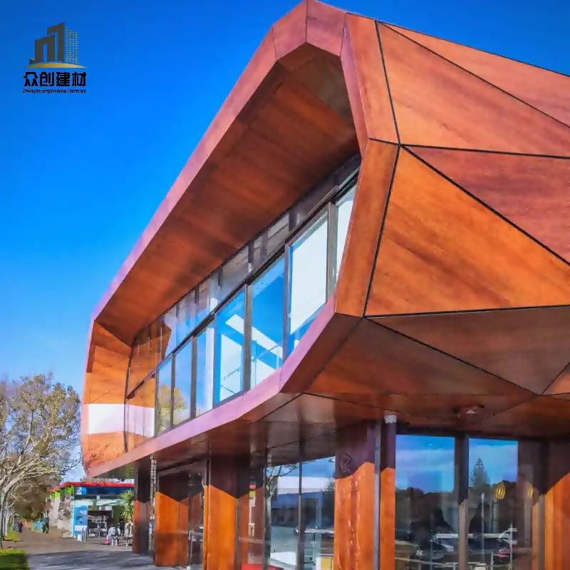 Wood Grain Aluminum Wall Panel: Natural Elegance on a Metal Foundation Wood Grain Aluminum Wall Panel: Natural Elegance on a Metal Foundation