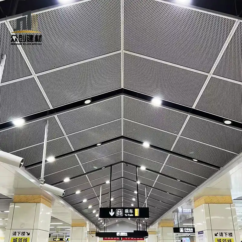 Custom Aluminum Mesh Ceiling Product Introduction