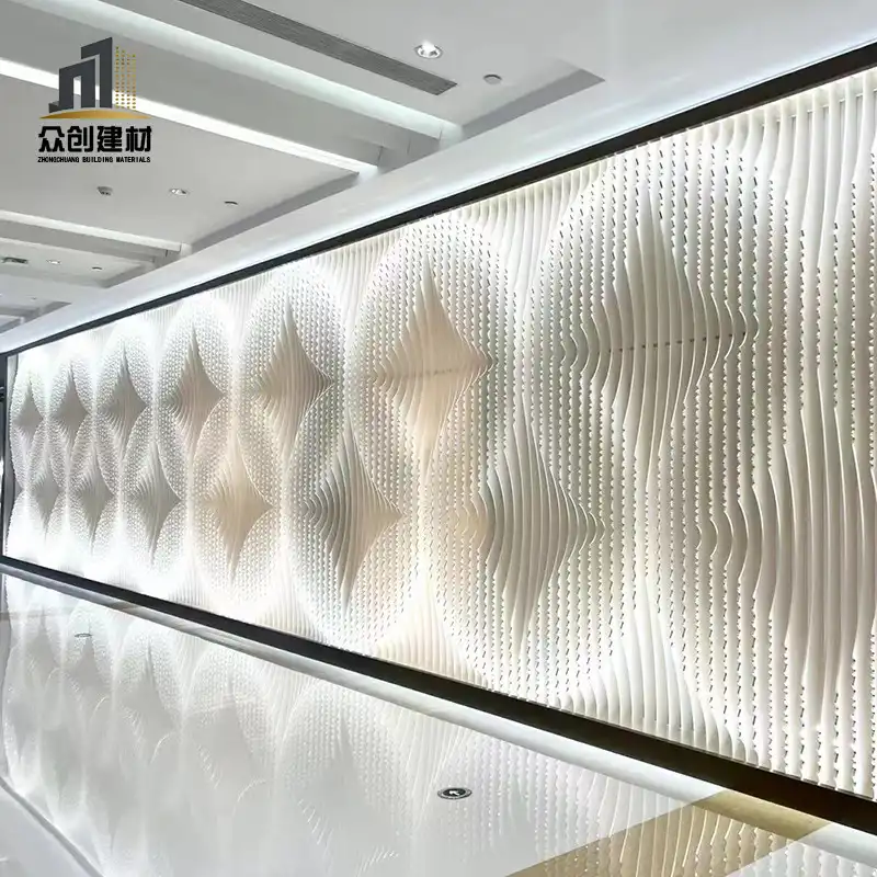 Aluminum Linear Ceiling Strips For Commercial Malls
