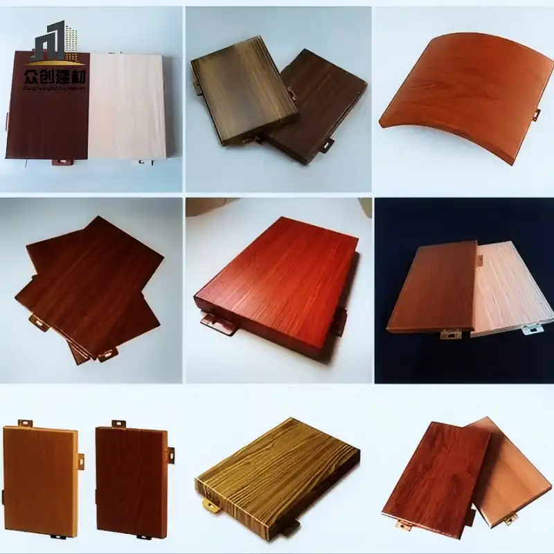 Wood Grain Aluminum Veneer | Natural Wood Texture Metal Cladding Panel