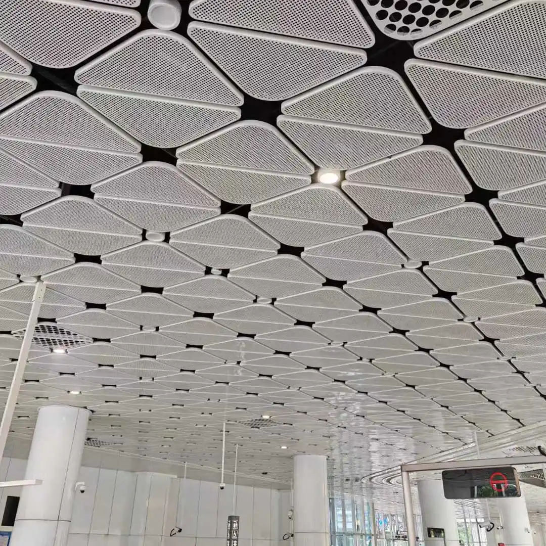 Custom Perforated Aluminum Ceiling Custom Perforated Aluminum Ceiling