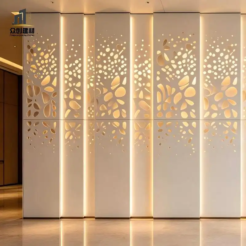 Laser Engraved Decorative Aluminum Wall Panels