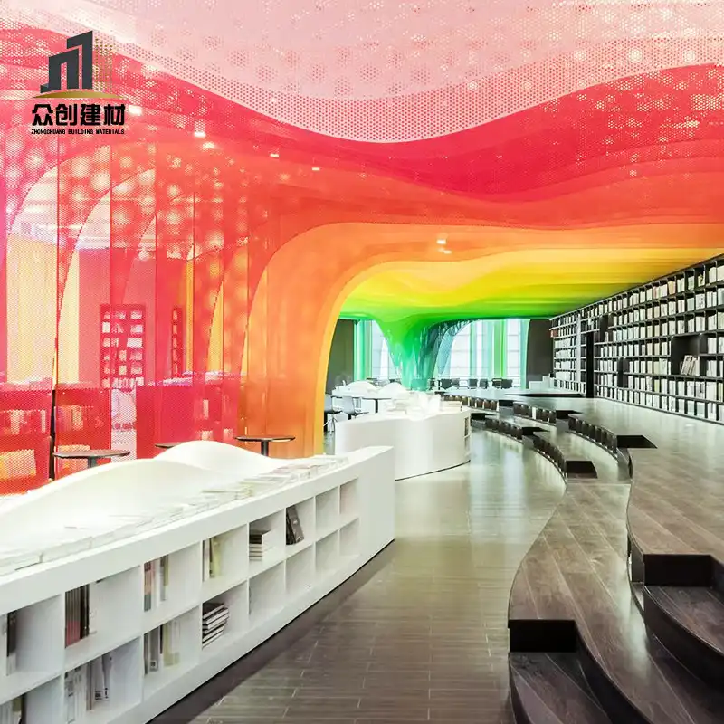 Curved Perforated Aluminum Ceiling