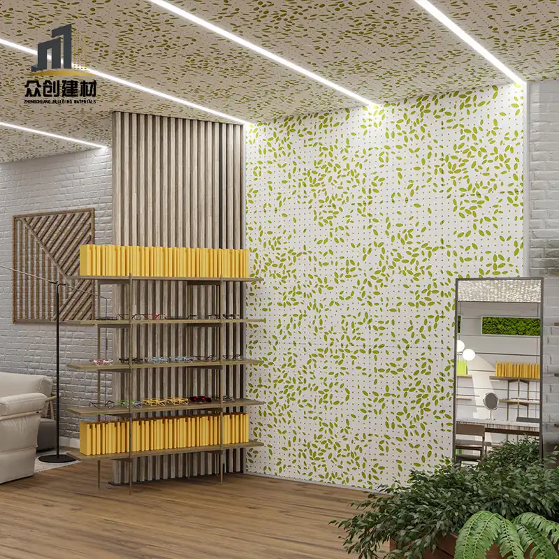 Aluminum perforated carved screen