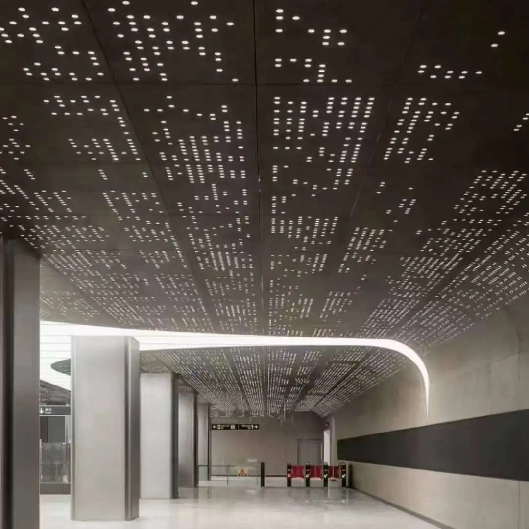 Subway Station Perforated Aluminum Ceiling