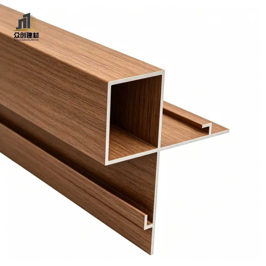 Wood Grain Aluminum Fluted Panel Wood Grain Aluminum Fluted Panel