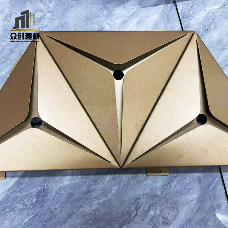 3D Shaped Aluminum Panel Wall