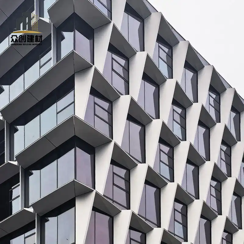 3D Shaped Aluminum Panel Wall