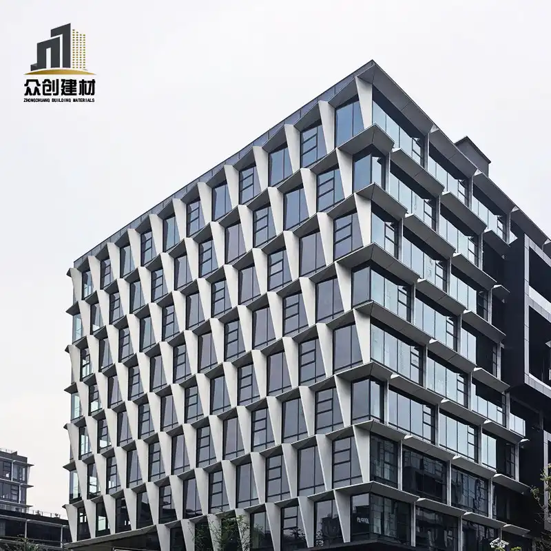 3D Shaped Aluminum Panel Wall