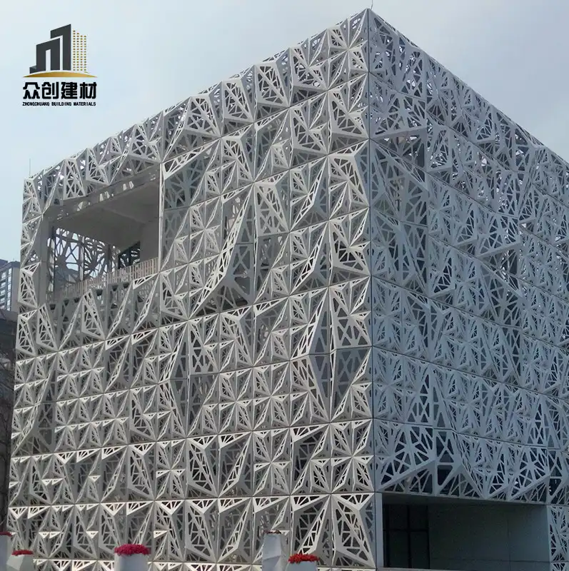 3D Shaped Aluminum Panel Wall