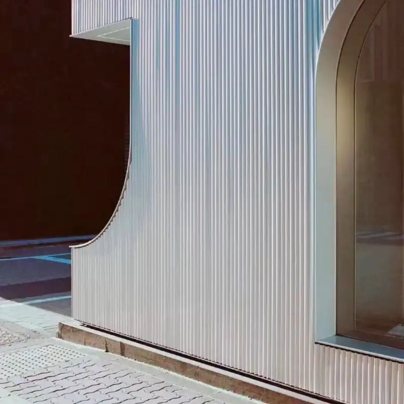 Concealed Fastener Wave Facade for Modern Buildings