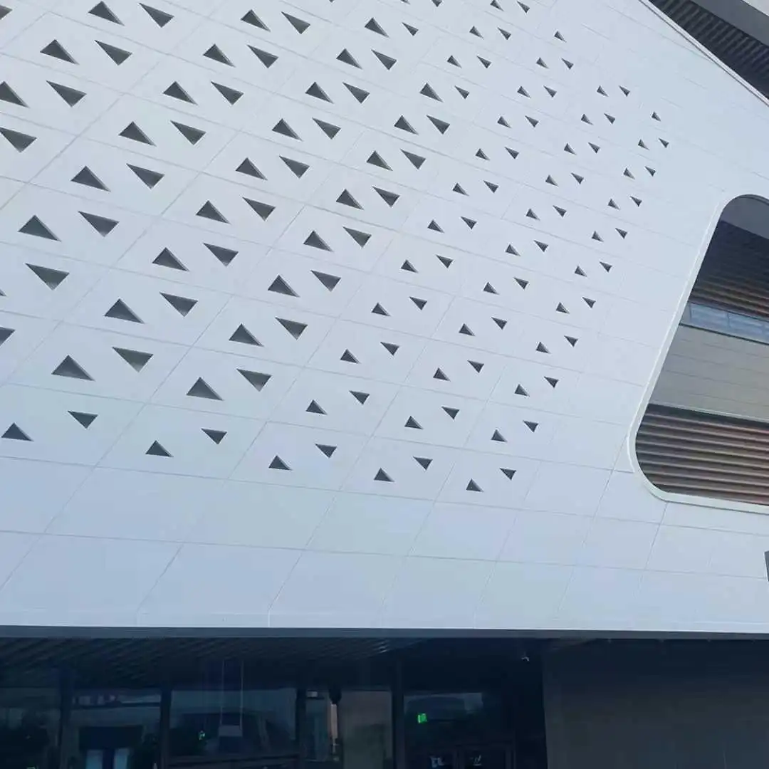 Artistic Perforated Aluminum Facade Panel