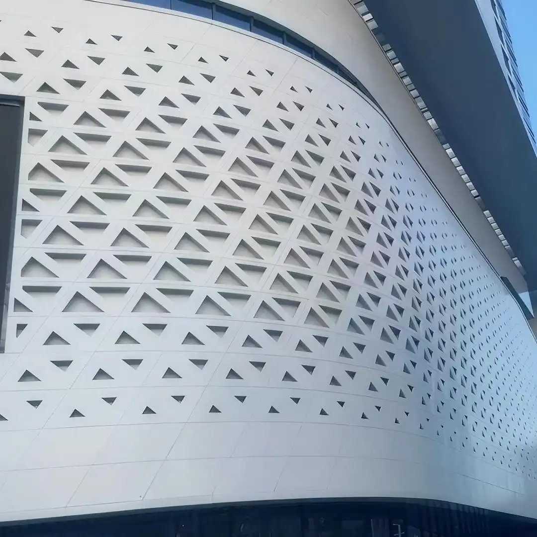 Artistic Perforated Aluminum Facade Panel