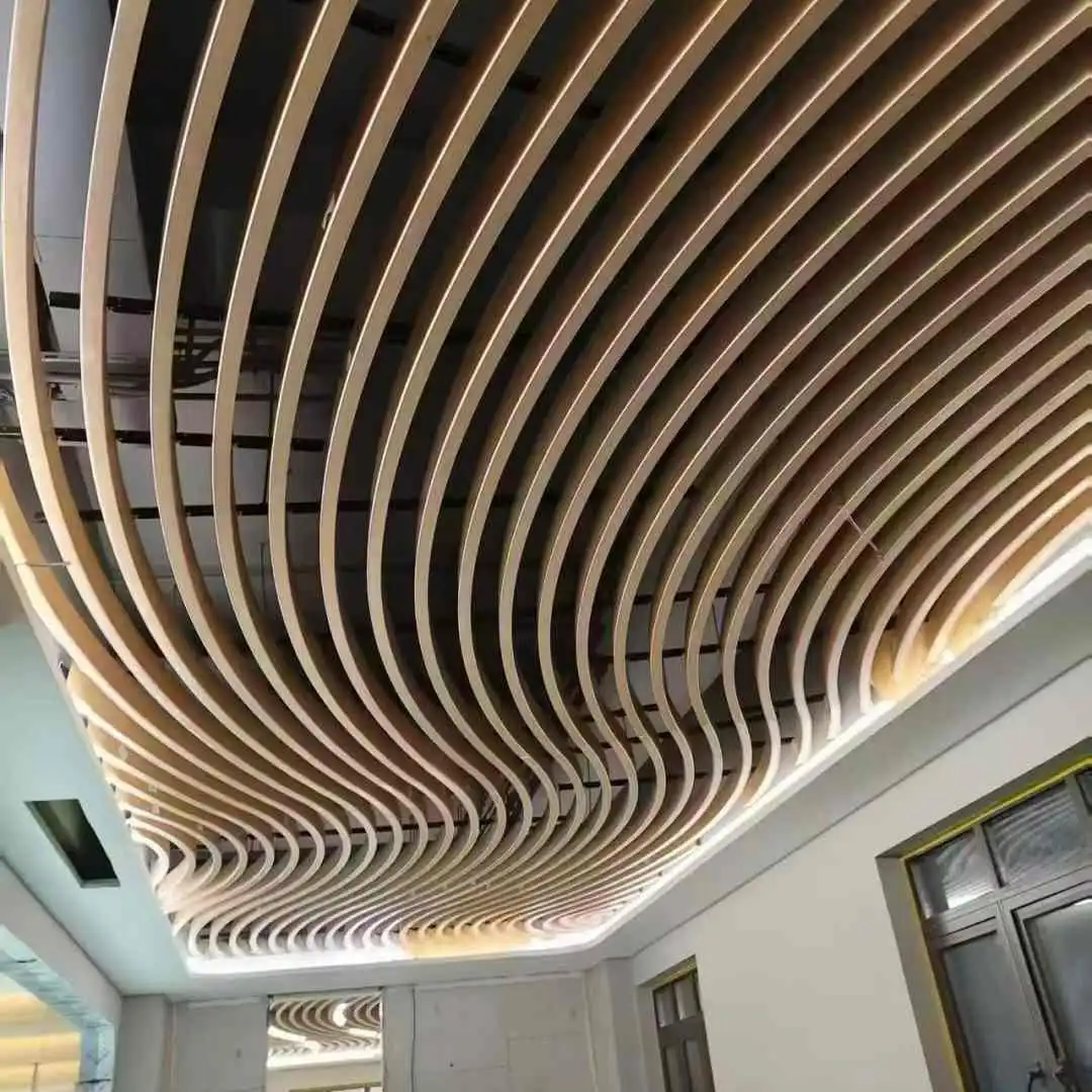 Curved Aluminum Ceiling Baffle Curved Aluminum Ceiling Baffle