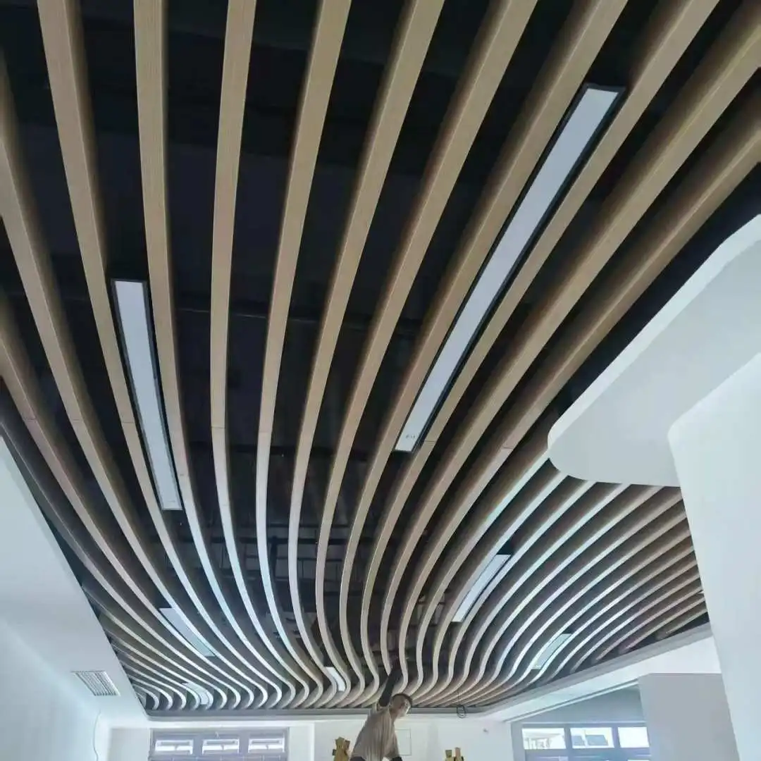 Curved Aluminum Ceiling Baffle Curved Aluminum Ceiling Baffle