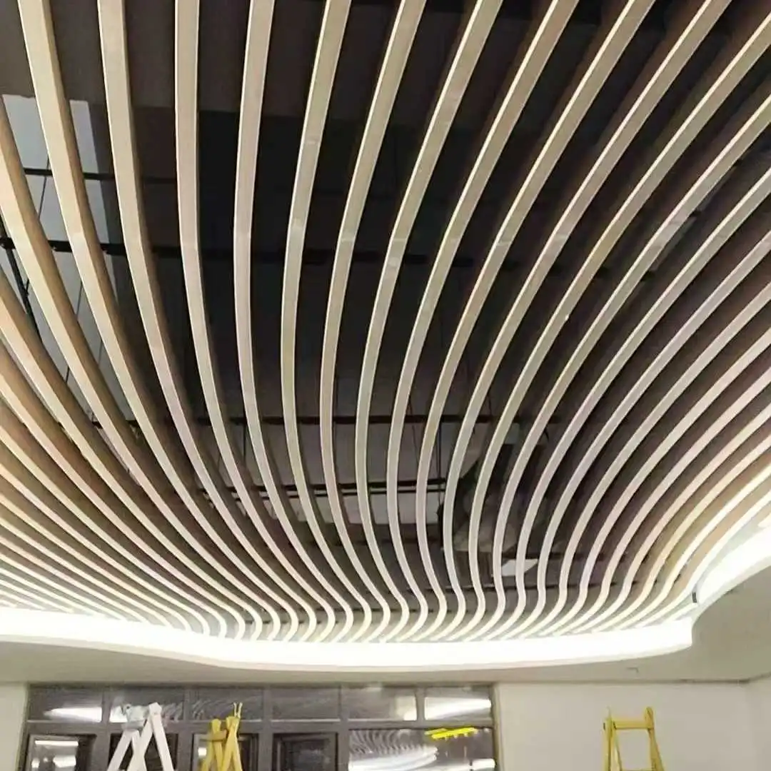 Curved Aluminum Ceiling Baffle Curved Aluminum Ceiling Baffle