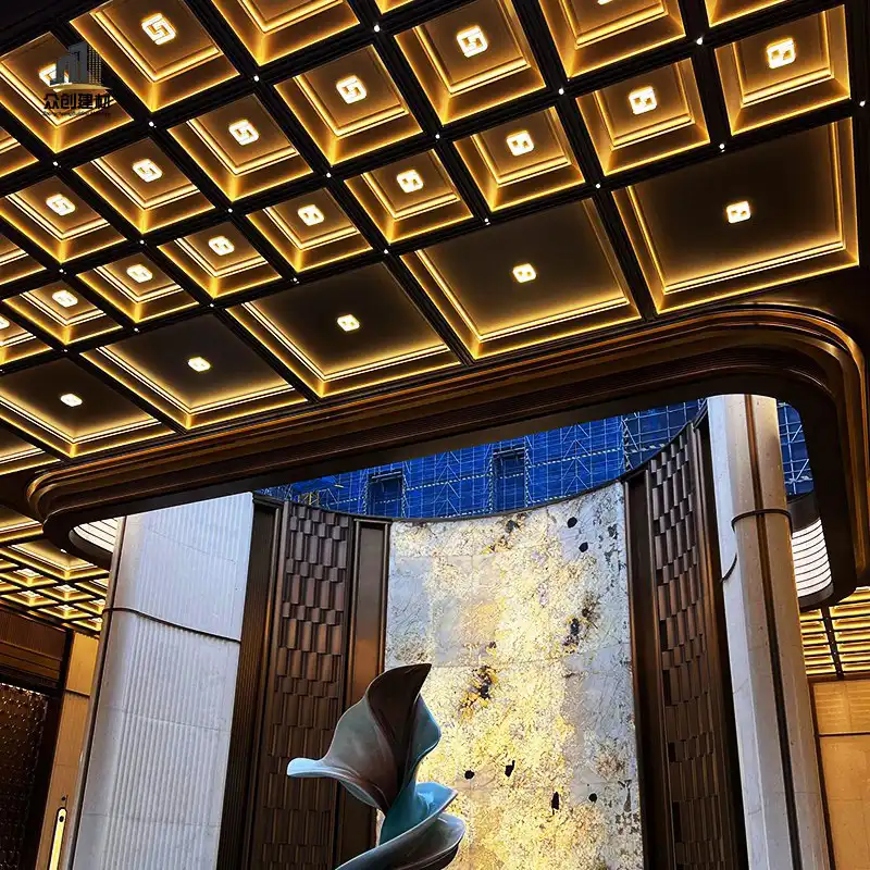 LED Integrated Architectural Metal Ceiling LED Integrated Architectural Metal Ceiling