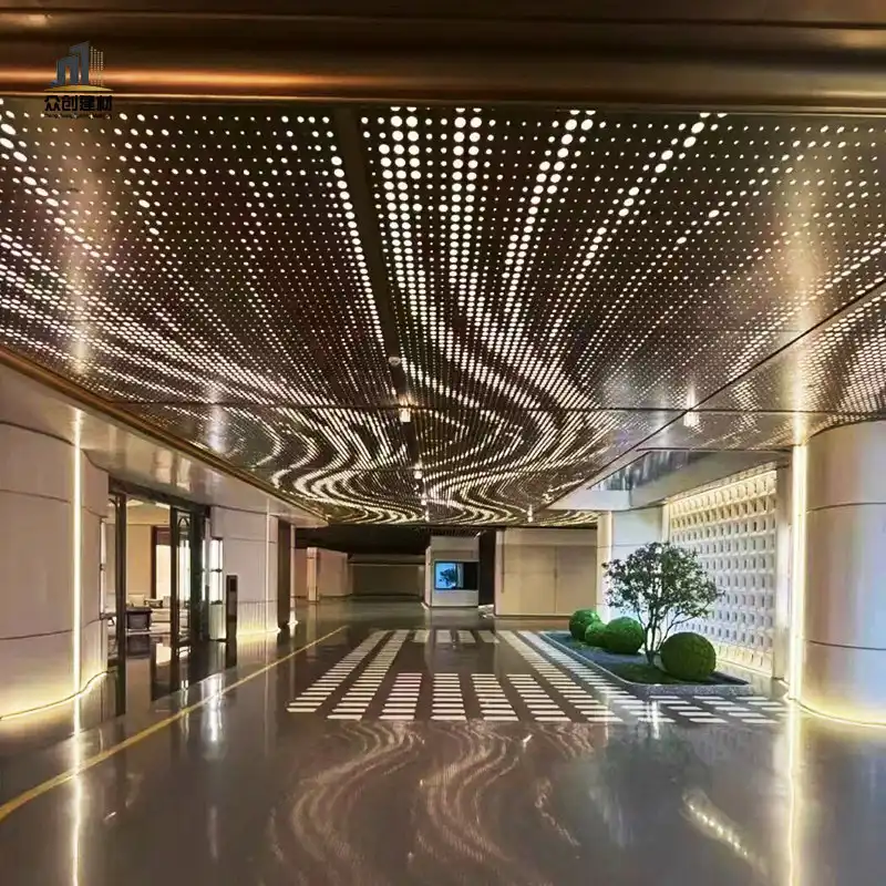 LED Integrated Architectural Metal Ceiling LED Integrated Architectural Metal Ceiling