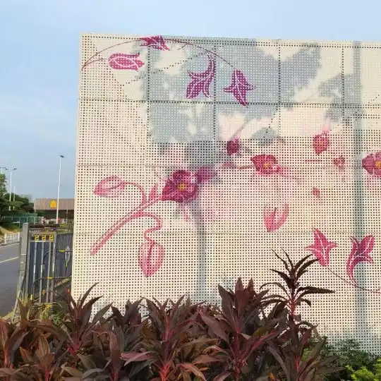 Perforated Aluminum Fence
