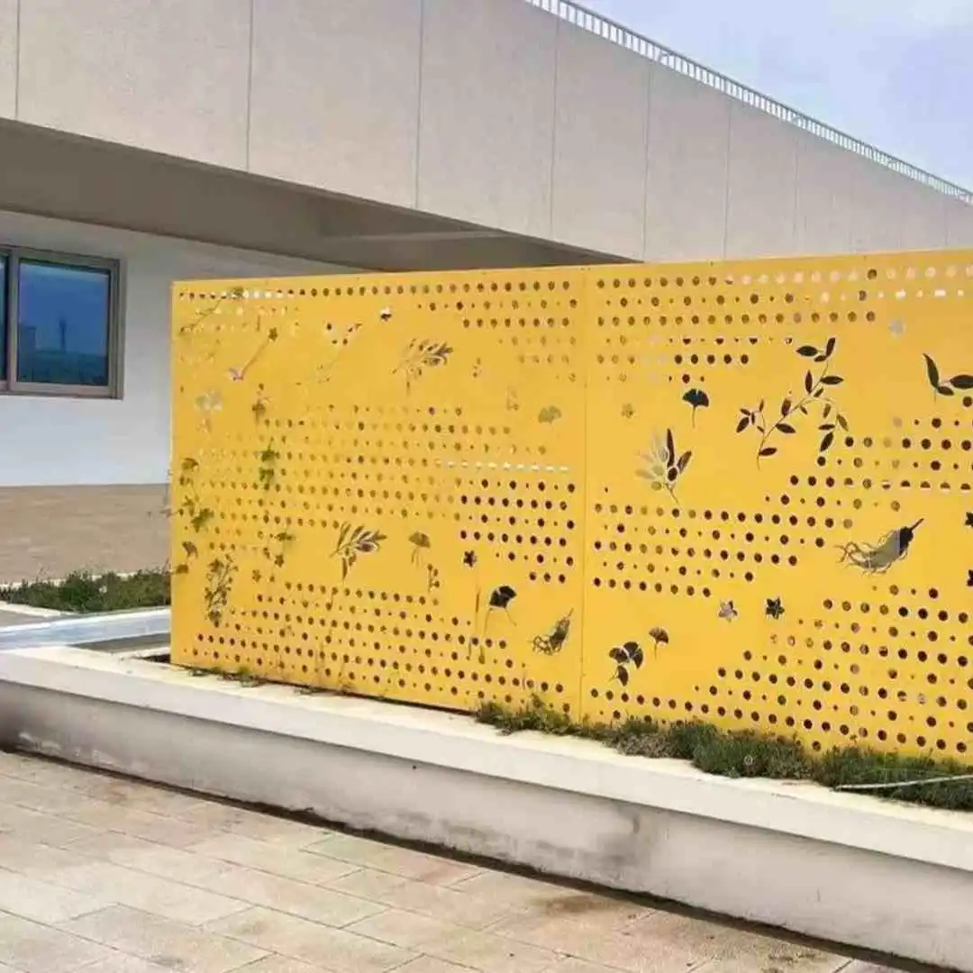 Perforated Aluminum Fence