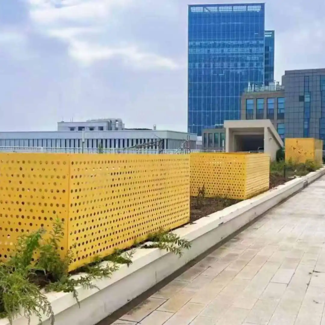 Perforated Aluminum Fence
