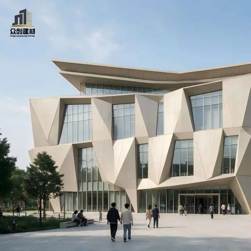 Faceted Aluminum Facade Panels